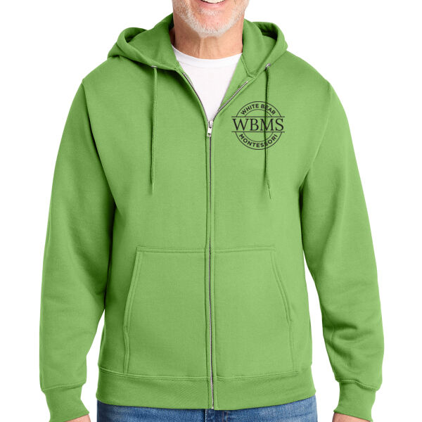 Port & Co® Core Fleece Full-Zip Hooded Sweatshirt - Embroidered Logo Thumbnail
