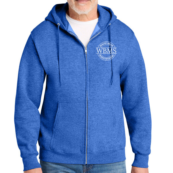 Port & Co® Core Fleece Full-Zip Hooded Sweatshirt - Embroidered Logo Thumbnail