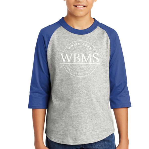 Sport-Tek® YOUTH Colorblock Raglan Jersey - Printed Logo Thumbnail